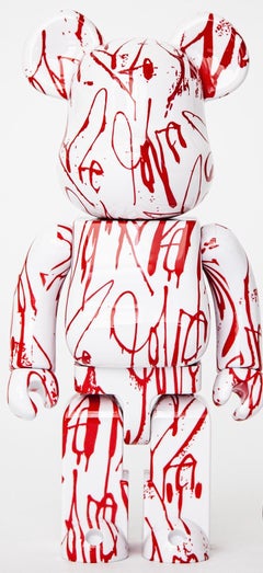 Curtis Kulig Love Me Bearbrick 400 % Signé par l'artiste (Love Me BE@RBRICK)