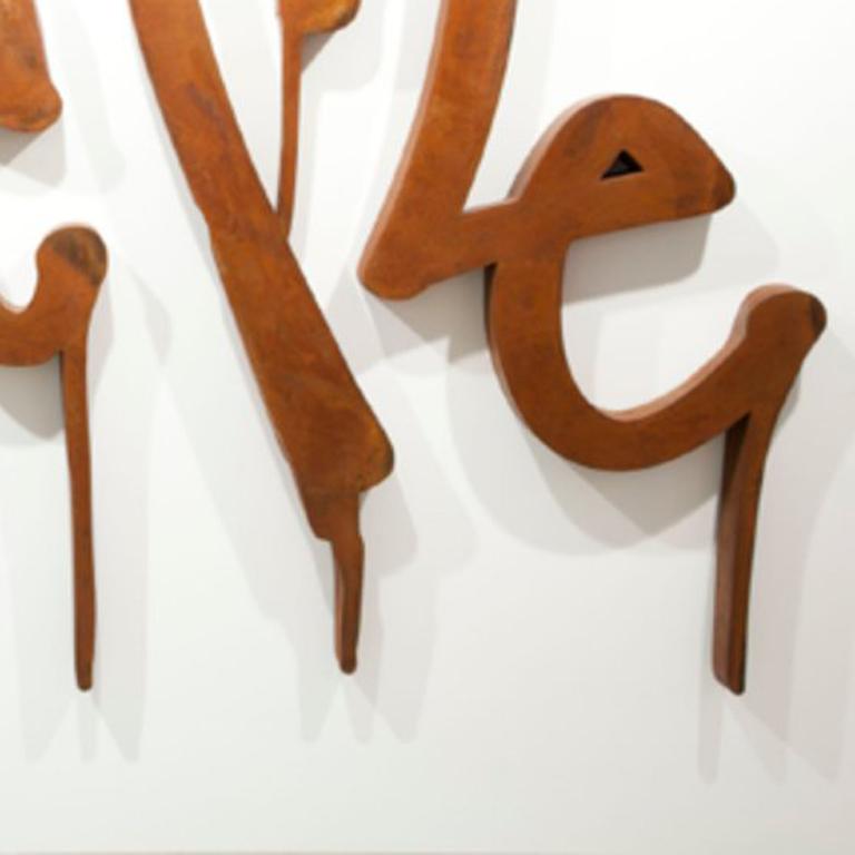 Curtis Kulig
Love Me, 2007
Steel
60 x 72 inches
