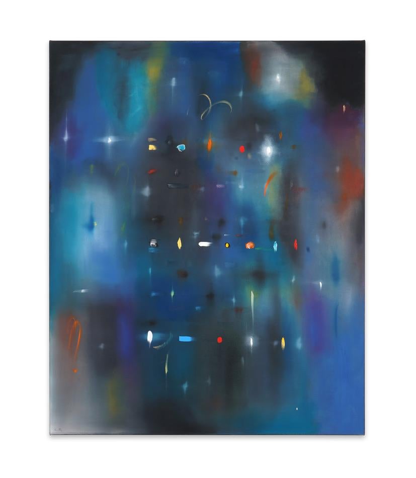 Curtis Ripley Abstract Painting - A Poem About Night