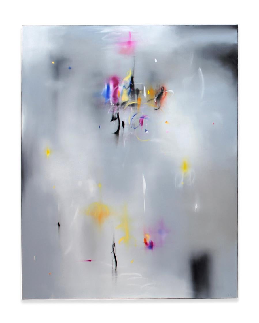 Curtis Ripley Abstract Painting - Silver Springs