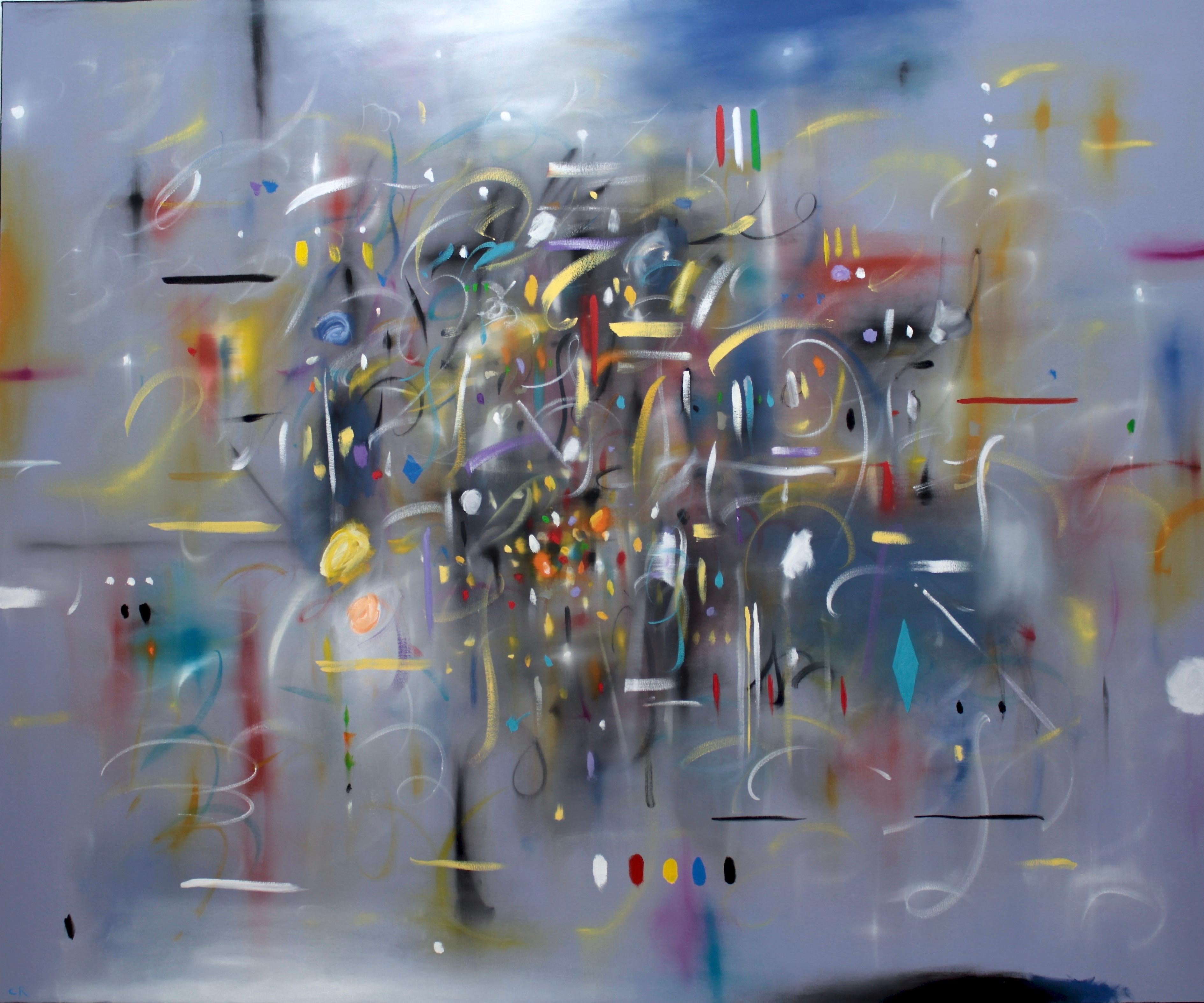 Curtis Ripley Abstract Painting - The Jazz Age