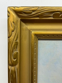 Curtis S. Opliger Wharf with Boats Landscape Painting