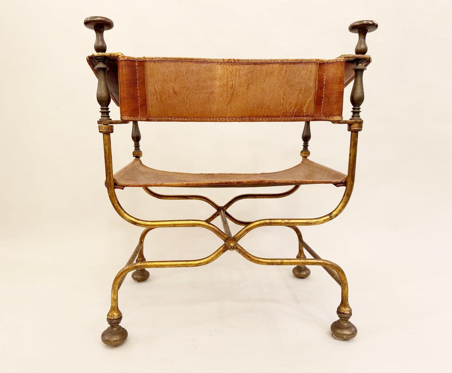 Poltrona Curule, CIRCA 1940 in vendita 2