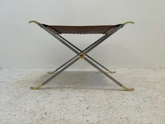 Tabouret "Curule" signé Maison Charles