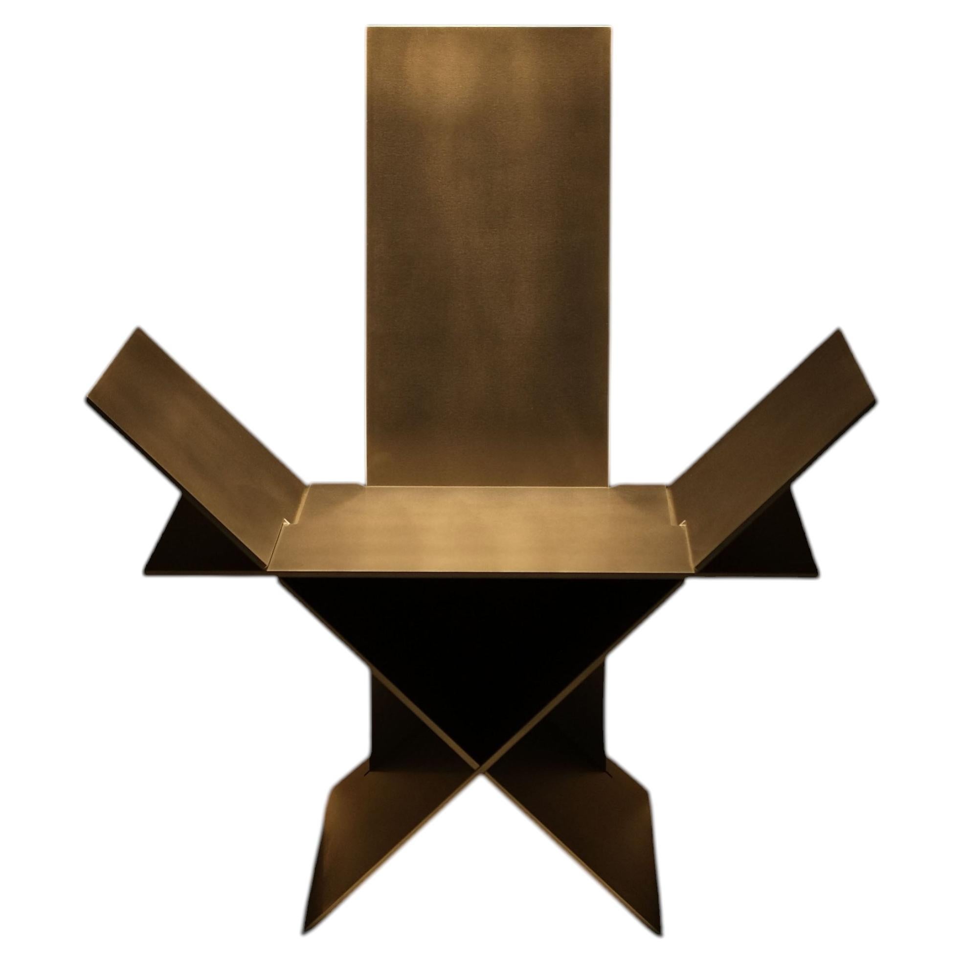 Curulis, Major Aluminium Chair by Bureau of Entropy