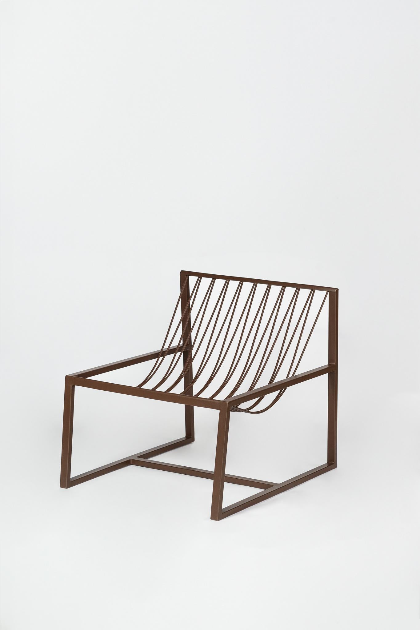 Sillón Curva de Estúdio Few con Asientos de Piel en venta 4