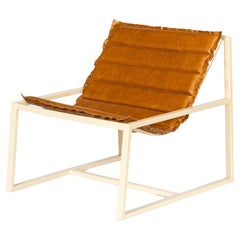Curva ArmChair by Estúdio Few with Leather Seats