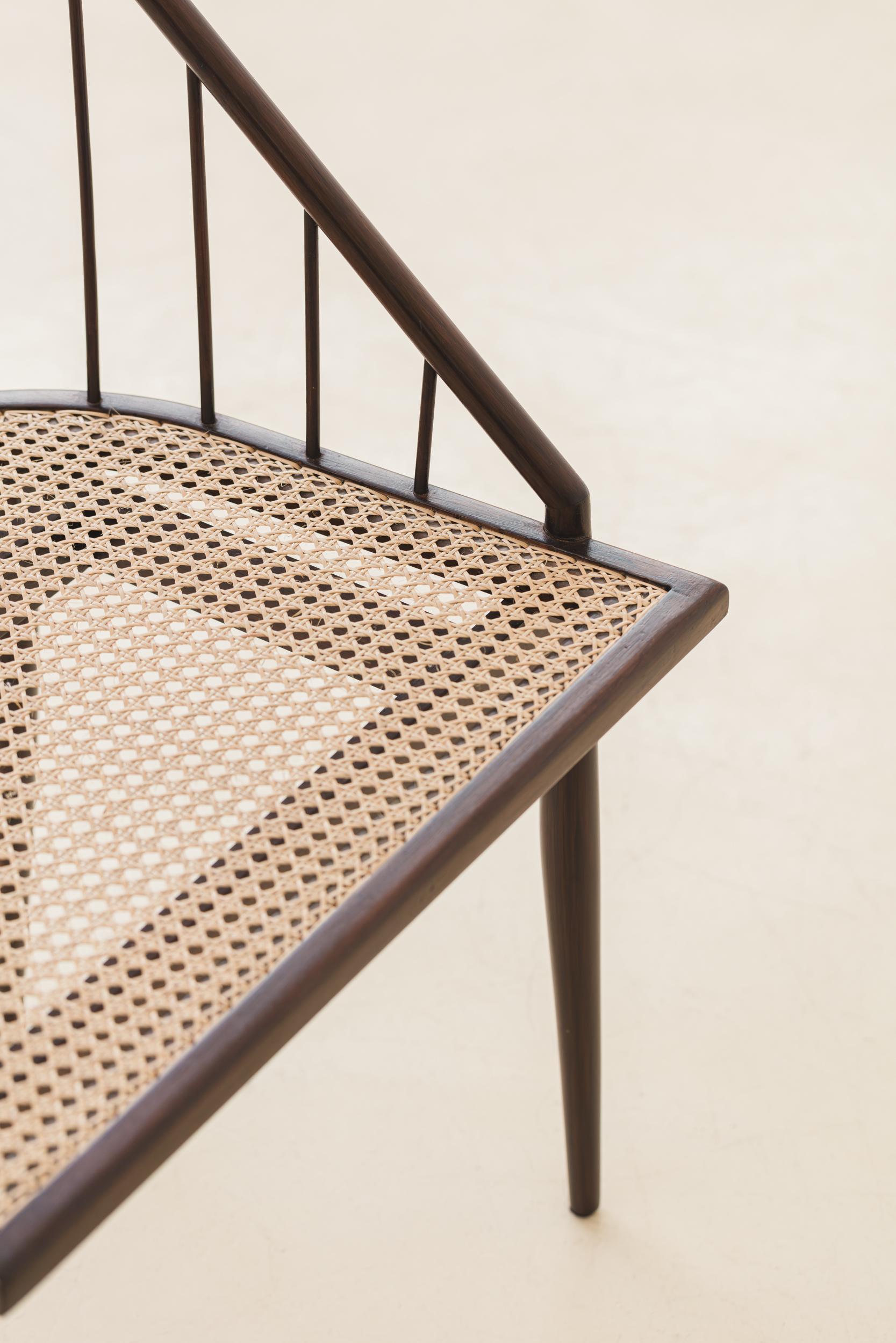 Curva Chair by Joaquim Tenreiro, 1960s, Brazilian Midcentury Design For Sale 4