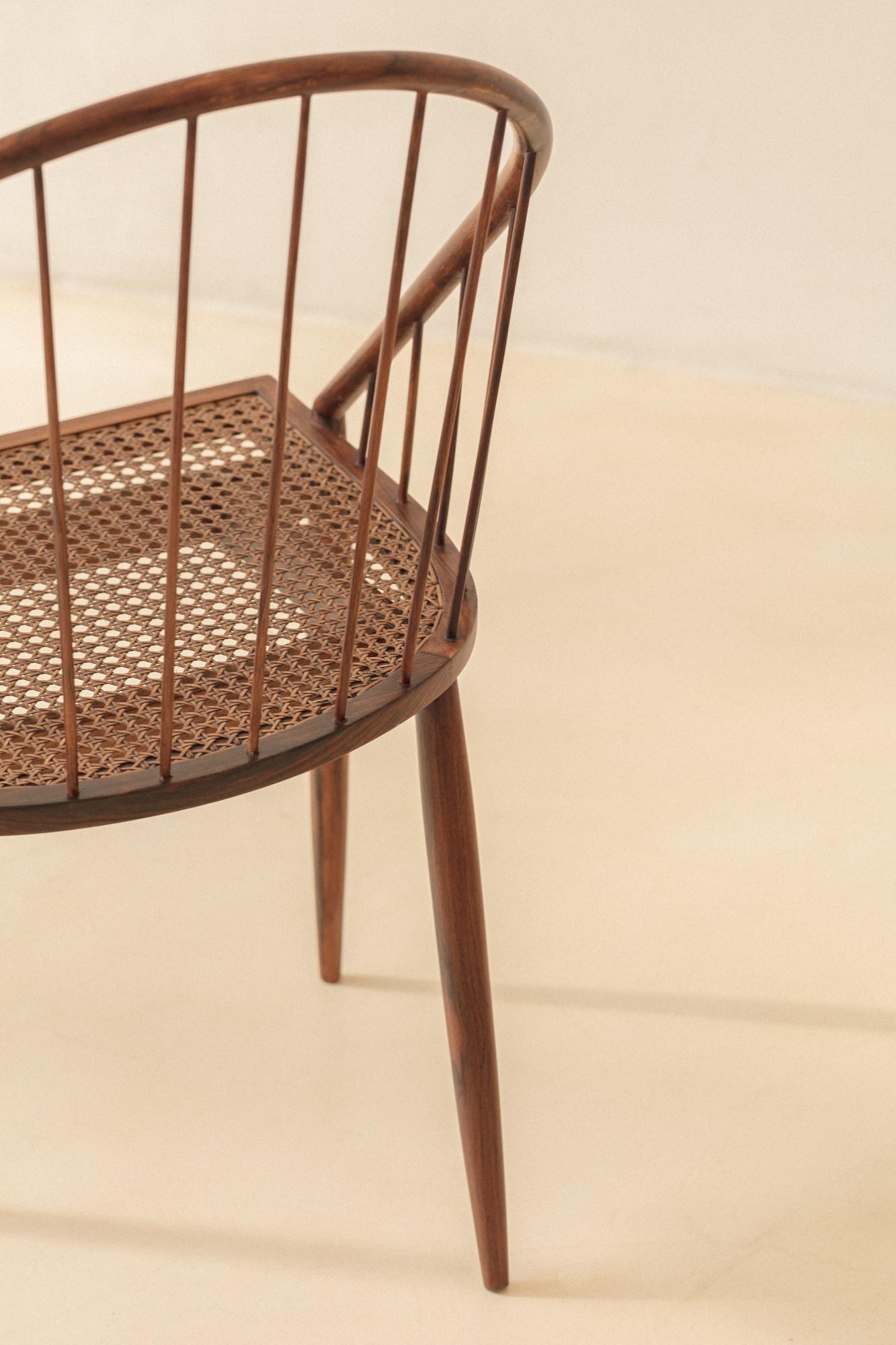 Curva Chair by Joaquim Tenreiro, 1960s, Brazilian Midcentury Design For Sale 7