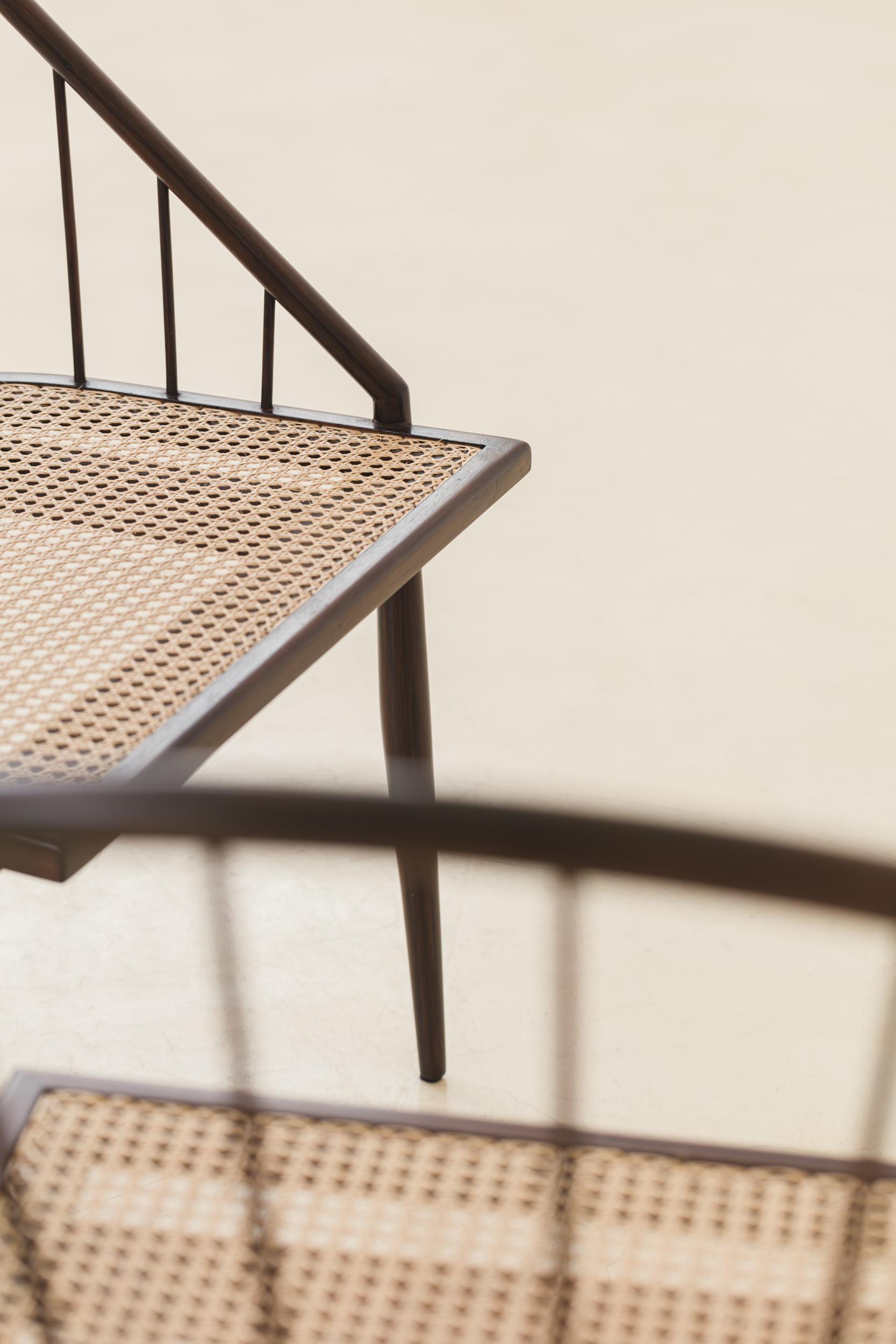 Curva Chair by Joaquim Tenreiro, 1960s, Brazilian Midcentury Design For Sale 2