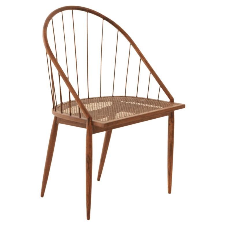 Curva-Stuhl von Joaquim Tenreiro, 1960er Jahre, brasilianisches Midcentury-Design