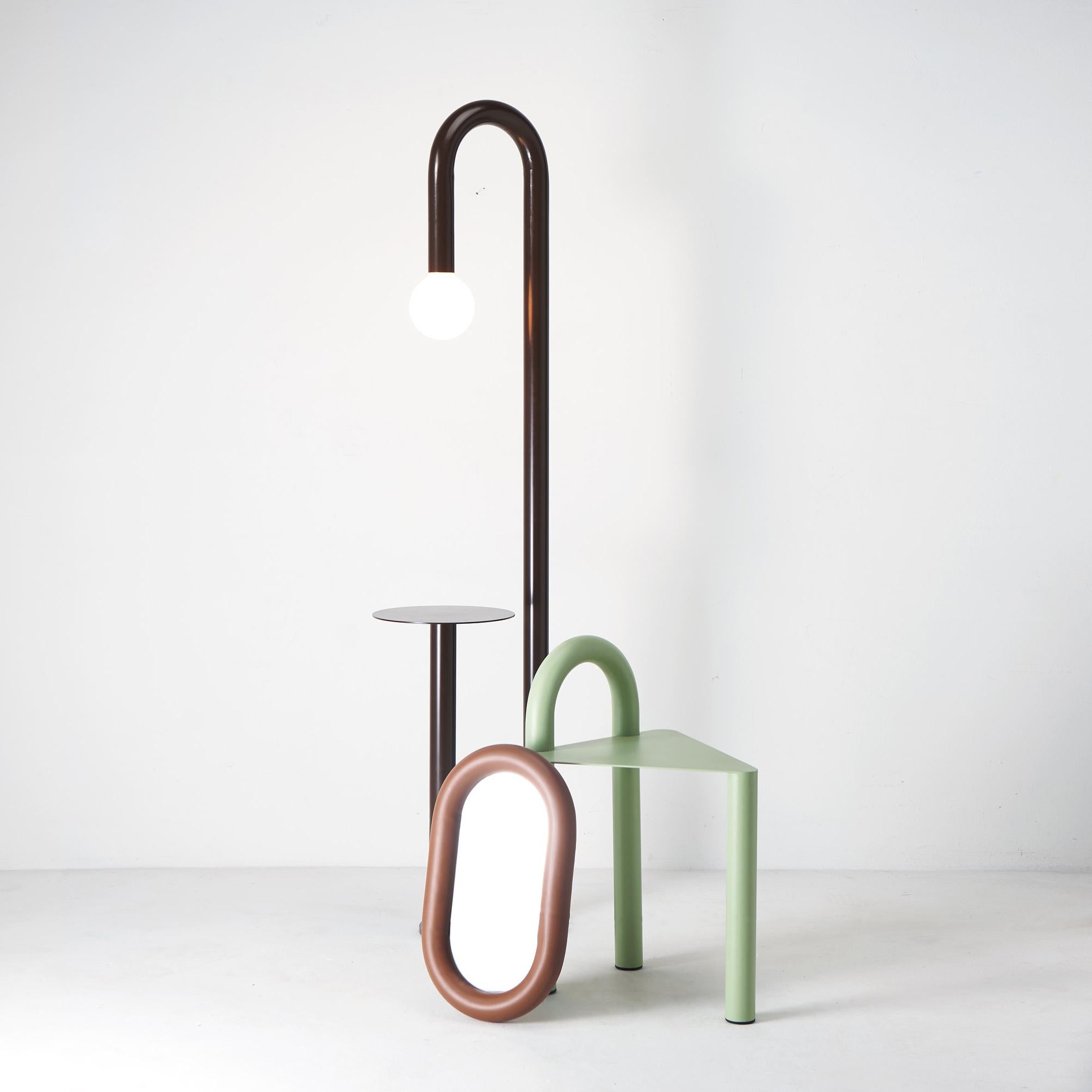 Curva Floor Lamp by Cultivado Em Casa In New Condition For Sale In Geneve, CH