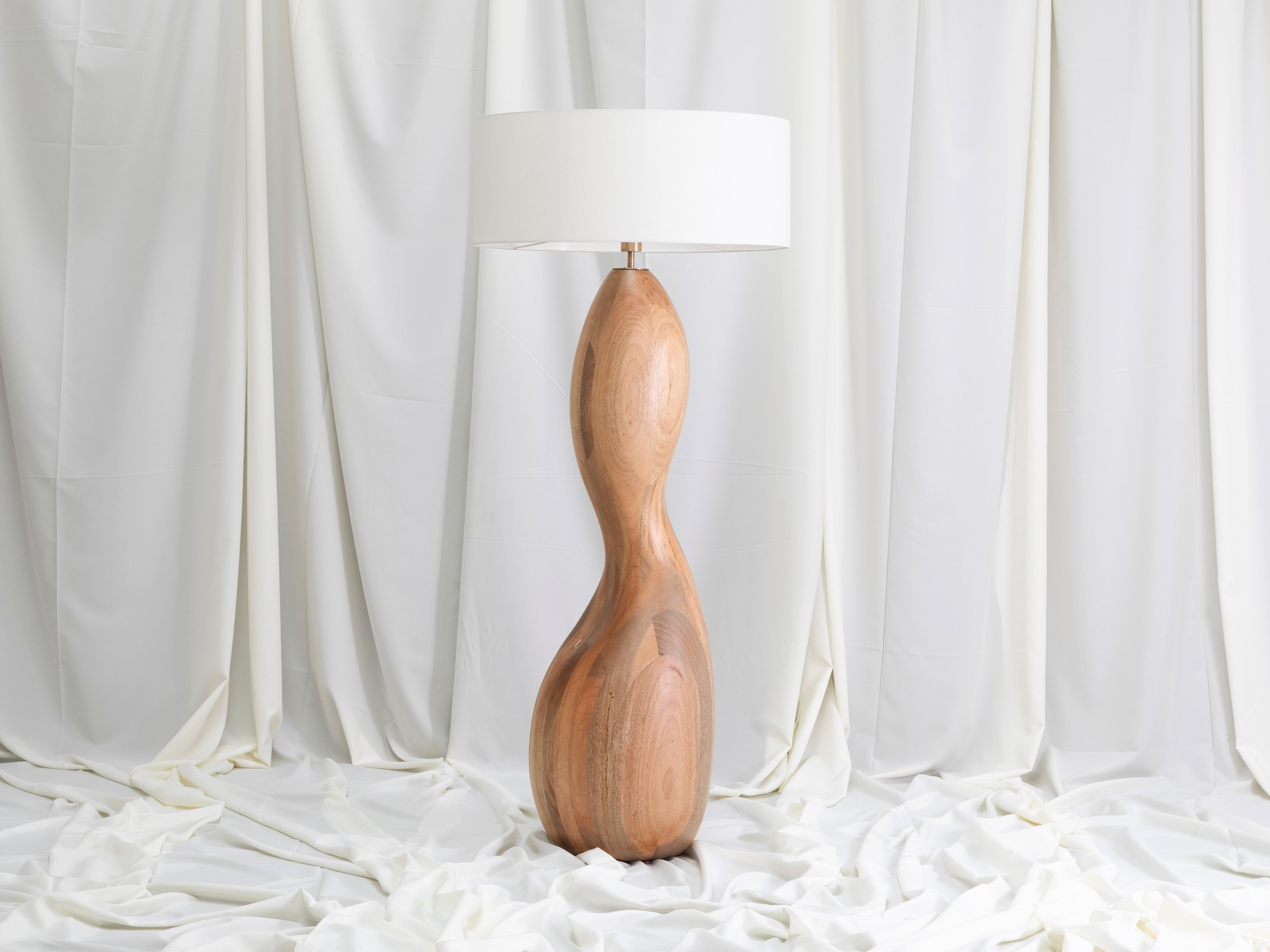 Bronze Curva Floor Lamp by Laluz For Sale