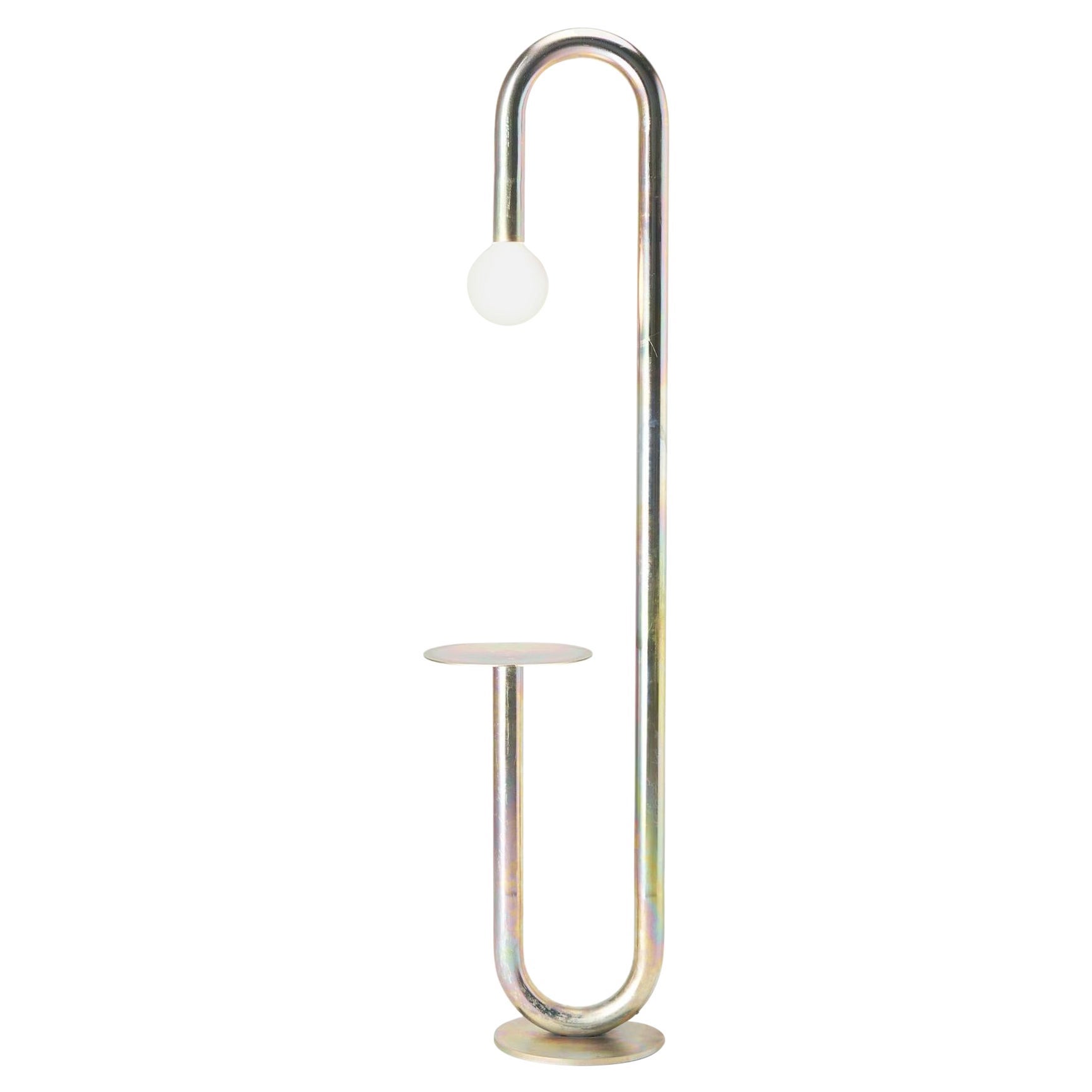 Curva Zincada Floor Lamp by Cultivado Em Casa