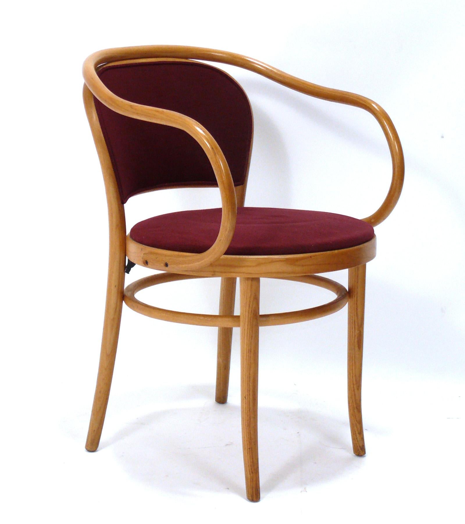 Art Déco Sedie da pranzo in legno curvato di Thonet Set di sei poltrone in vendita