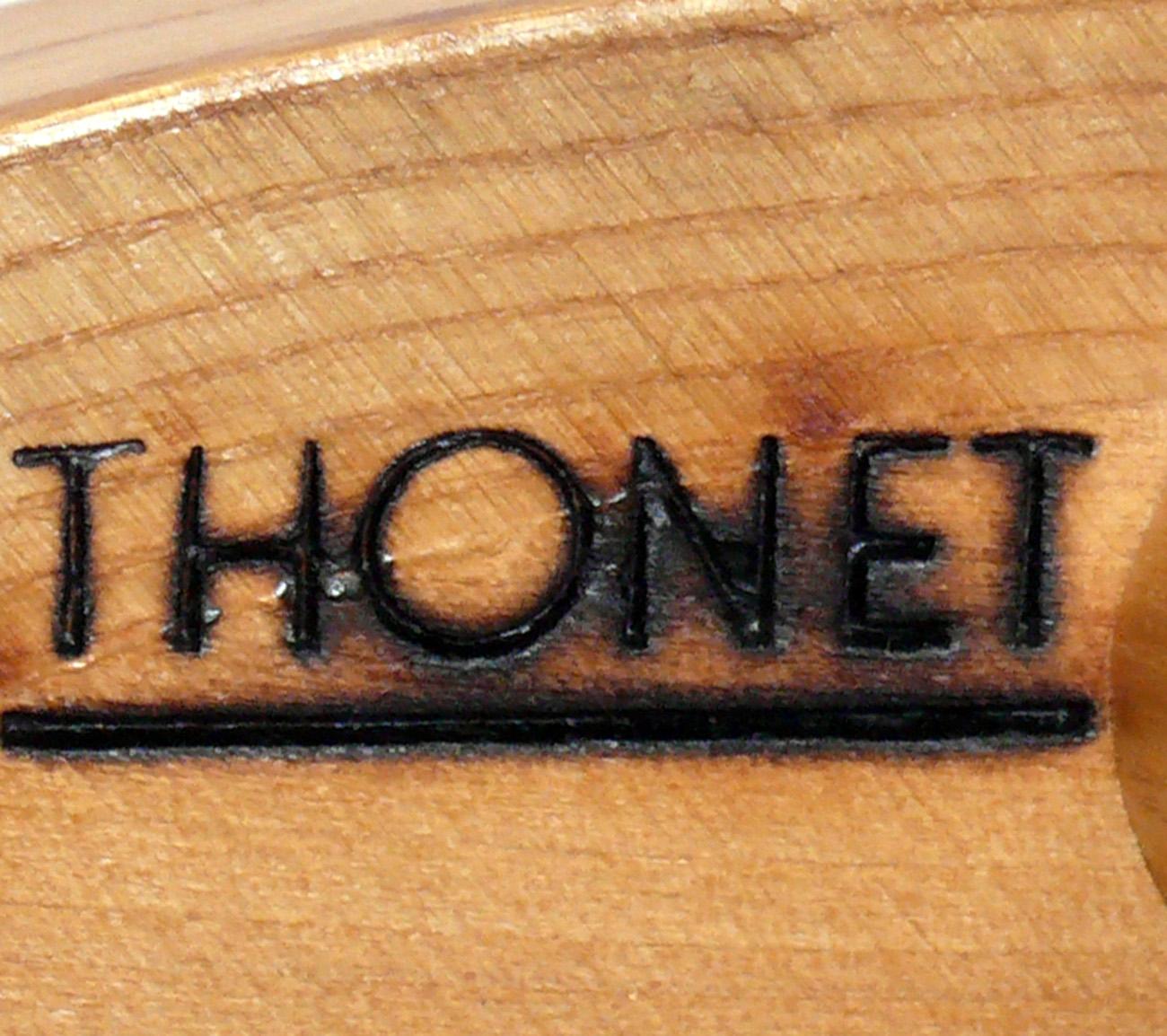 Metallo Sedie da pranzo in legno curvato di Thonet Set di sei poltrone in vendita