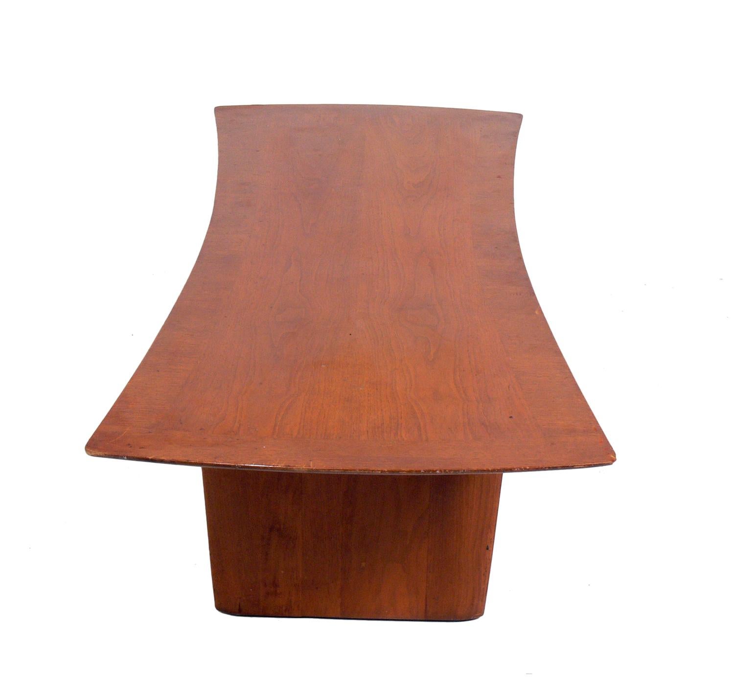 American Curvaceous Coffee Table by T.H. Robsjohn Gibbings For Sale