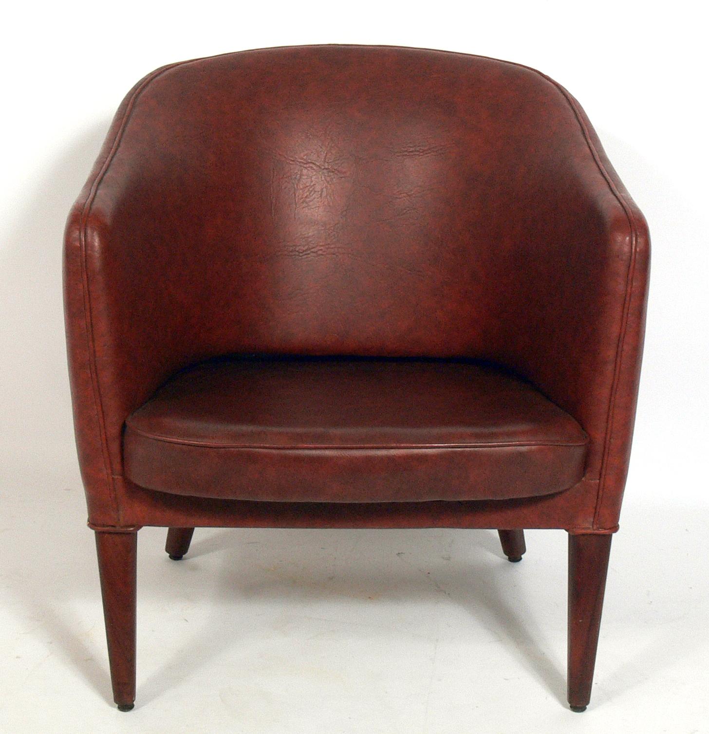 Mid-Century Modern Curvaceous Danish Modern Chair
