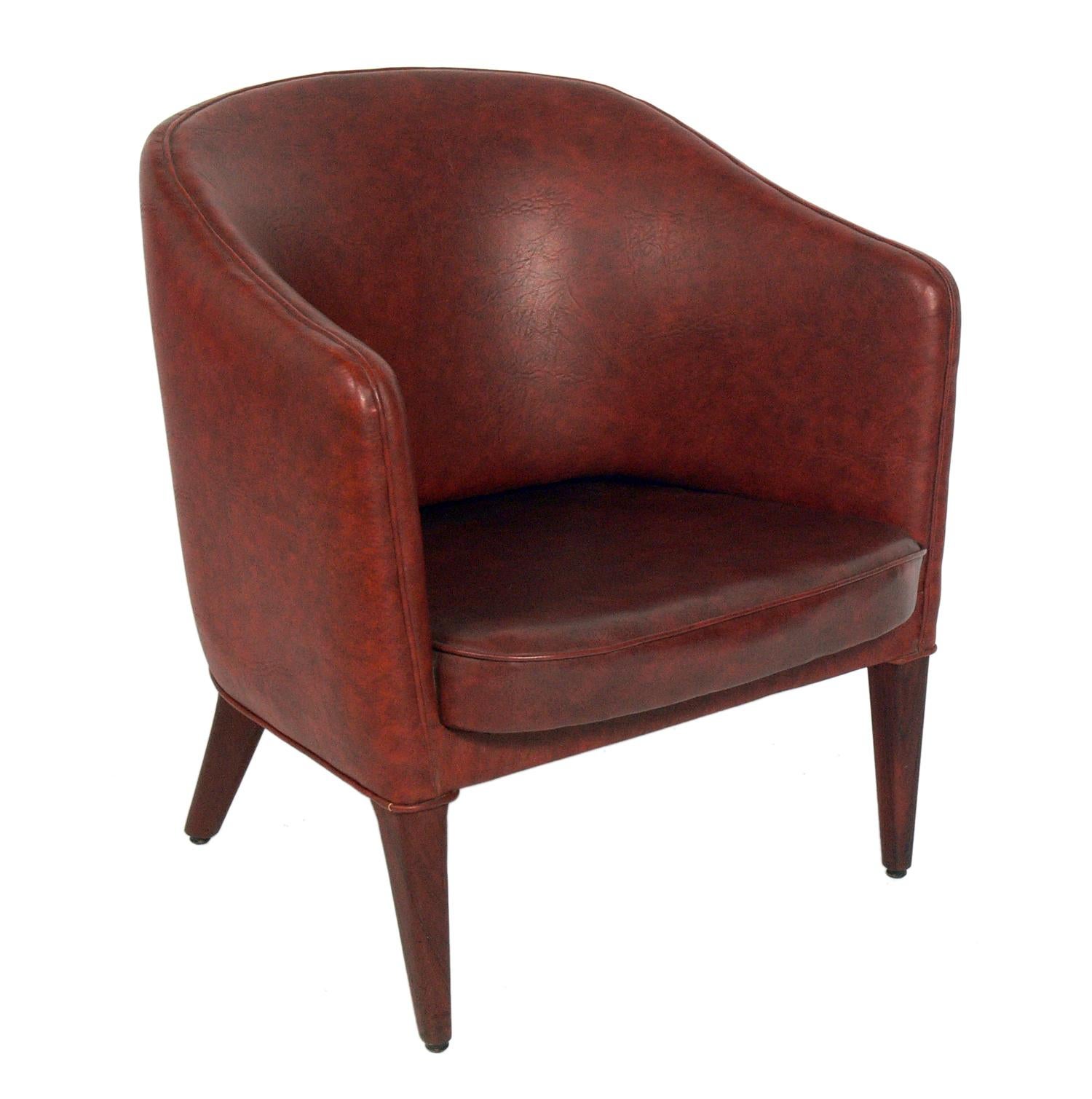 Curvaceous Danish Modern Chair