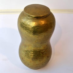Brass Trinket Box Handcrafted by Franz Peters, 1950s