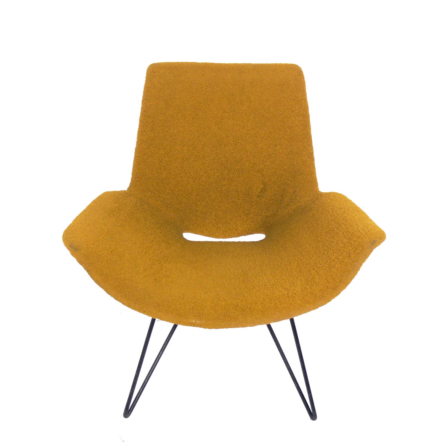 Mid-Century Modern Curvaceous Midcentury Chair Attributed to Martin Eisler