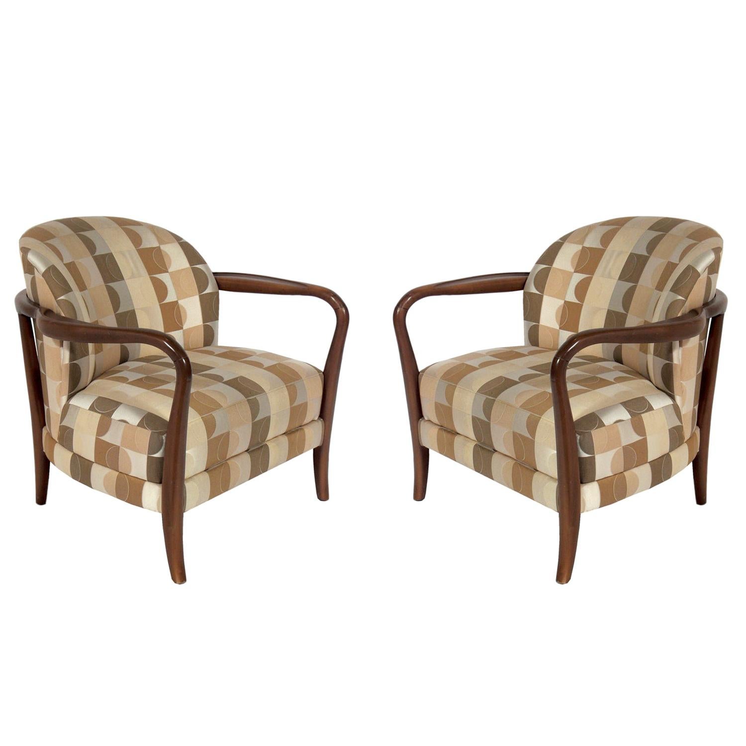 Pair of Anglo Indian Lounge Chairs at 1stDibs