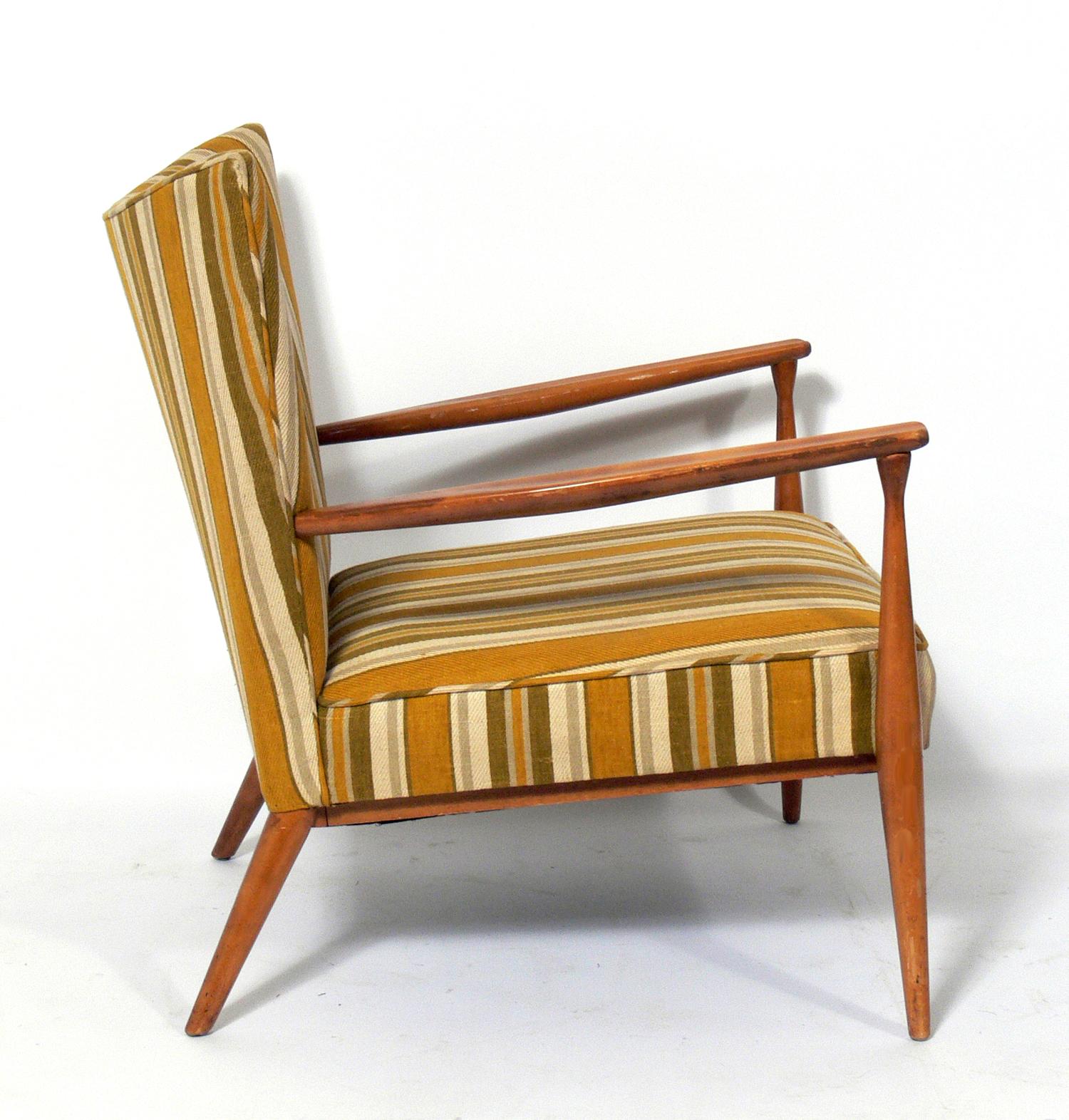 Mid-Century Modern Curvaceous Paul McCobb Lounge Chair