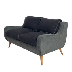 Curvaceous Settee or Sofa by Ernst Schwadron