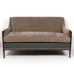 Curvaceous Sofa by T. H. Robsjohn Gibbings Reupholstered In Your Fabric
