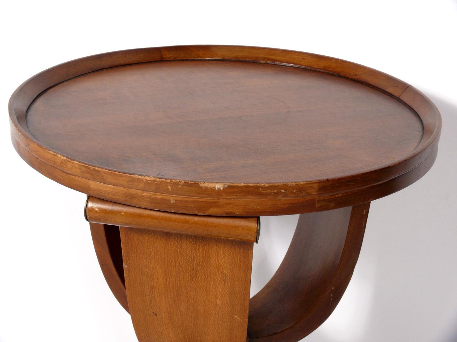 Curvaceous Table Attributed to Grosfeld House In Good Condition In Atlanta, GA