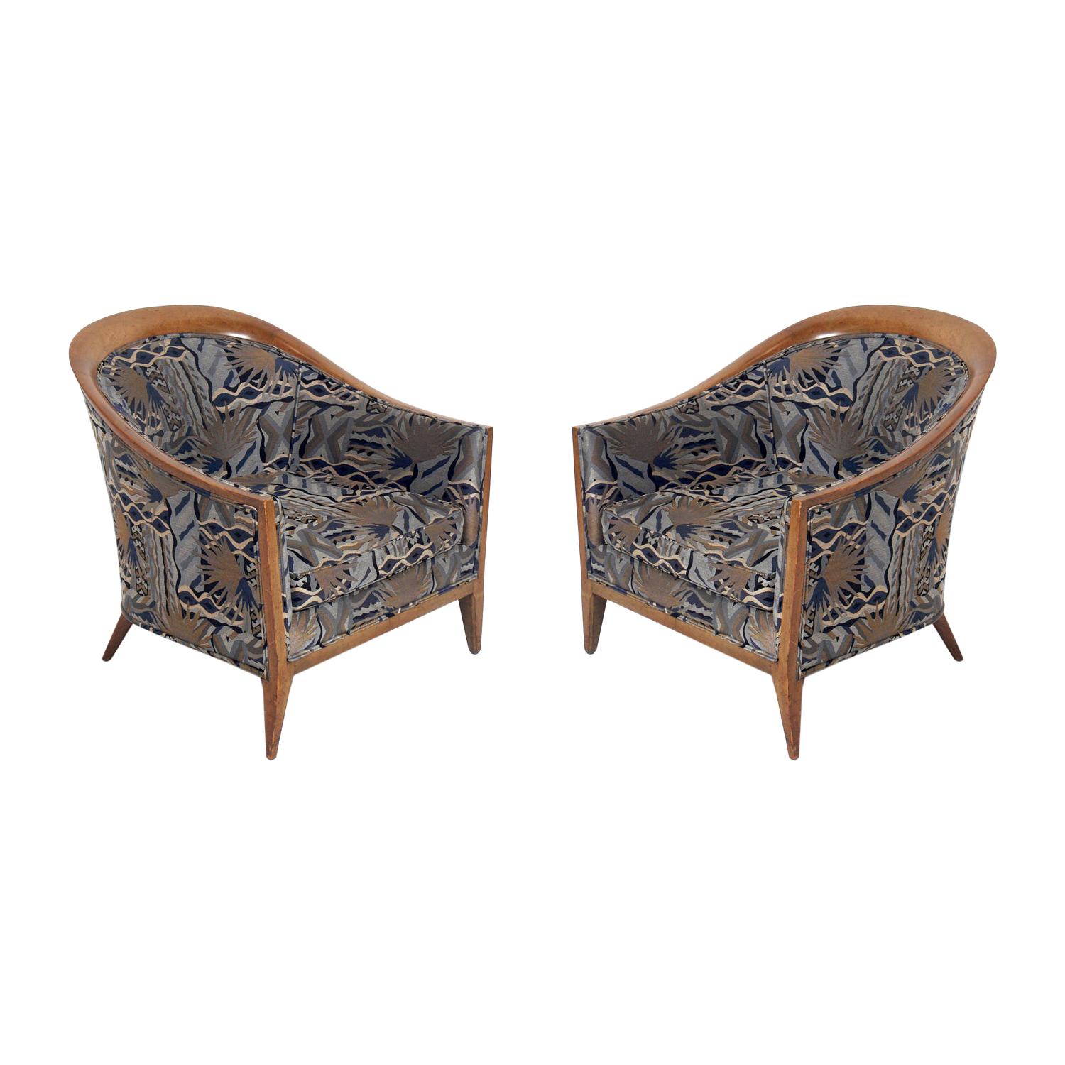 Curvaceous Tub Chairs by Widdicomb