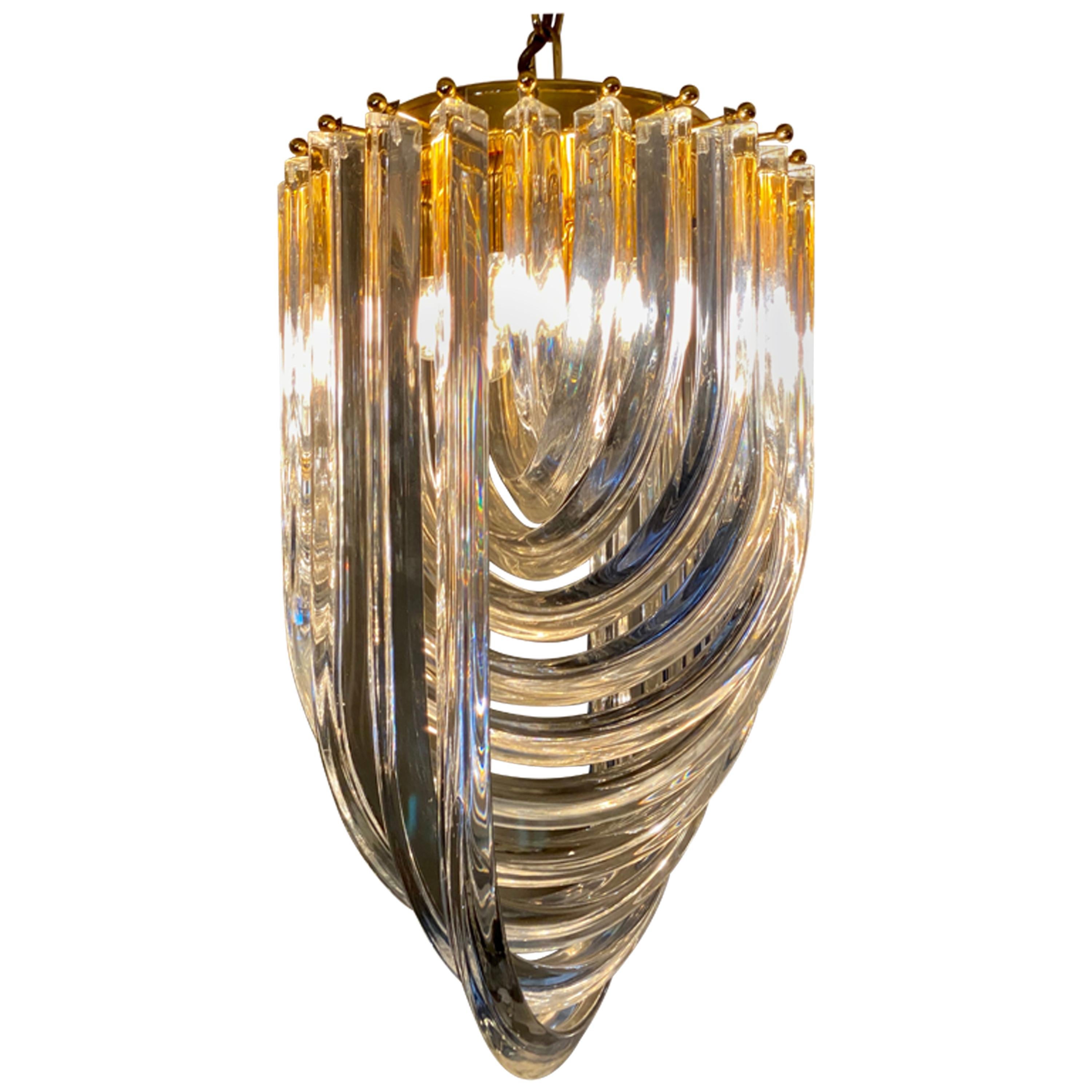 Curvati Murano Glass Chandelier