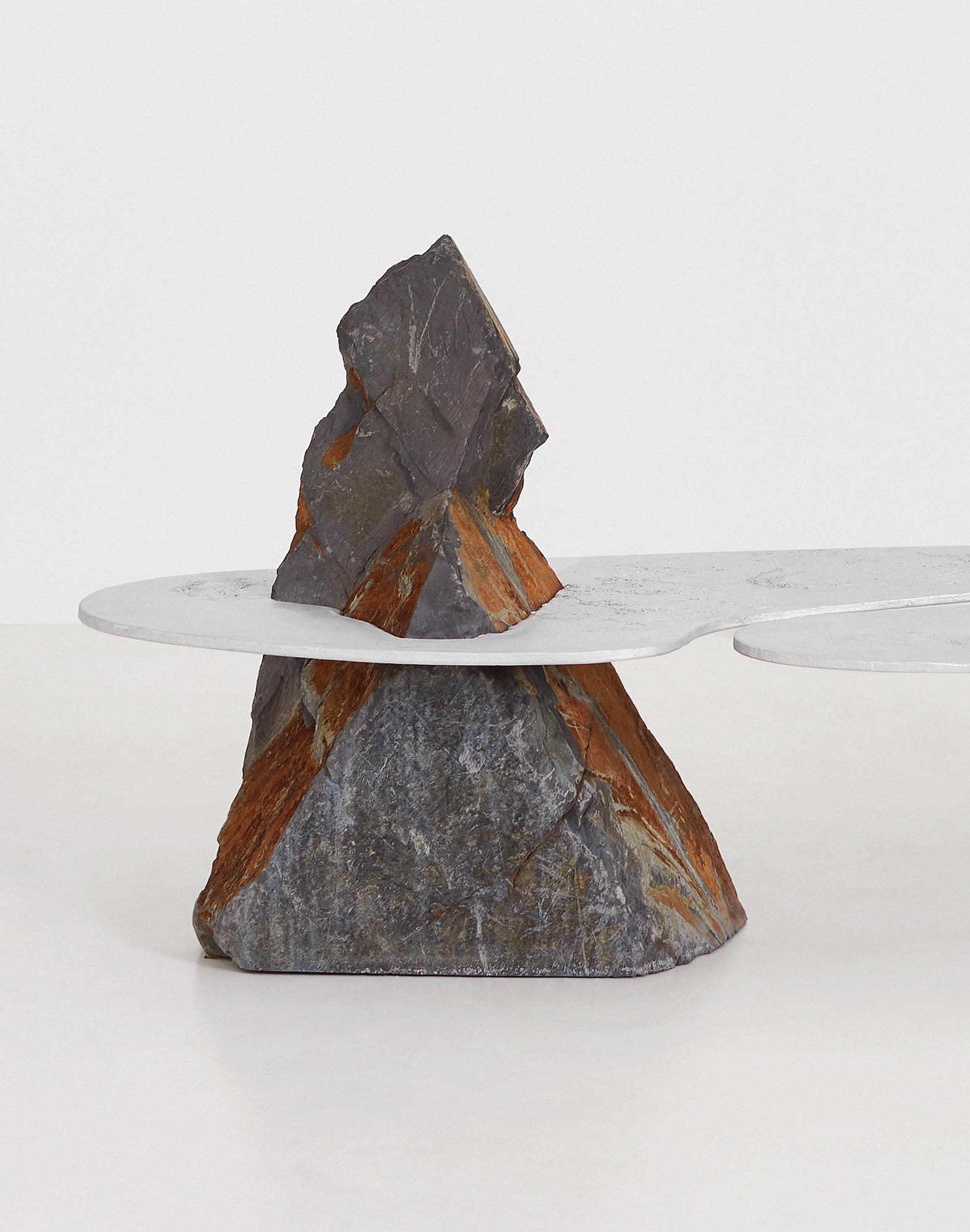 Altro Tavolino da caffè in edizione limitata Curvature of Spacetime in alluminio di Jesse Ede in vendita