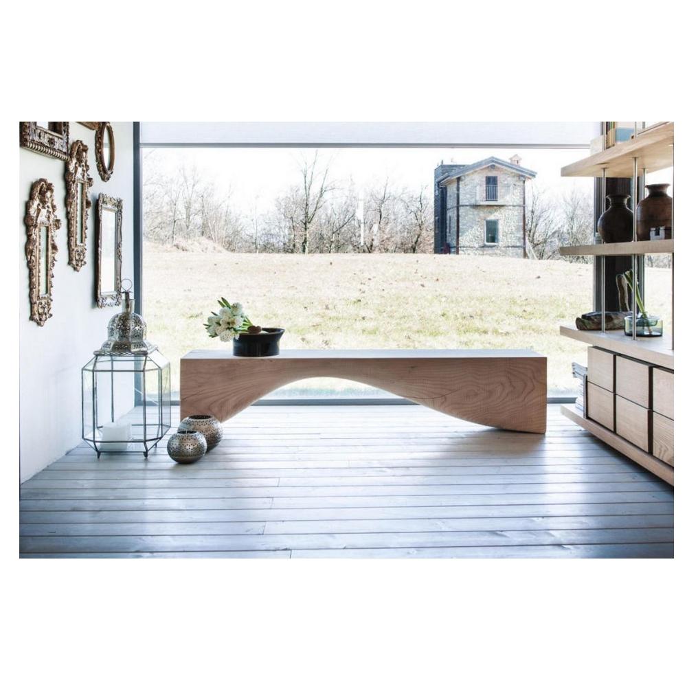 Moderno Curve, panca in cedro da 71