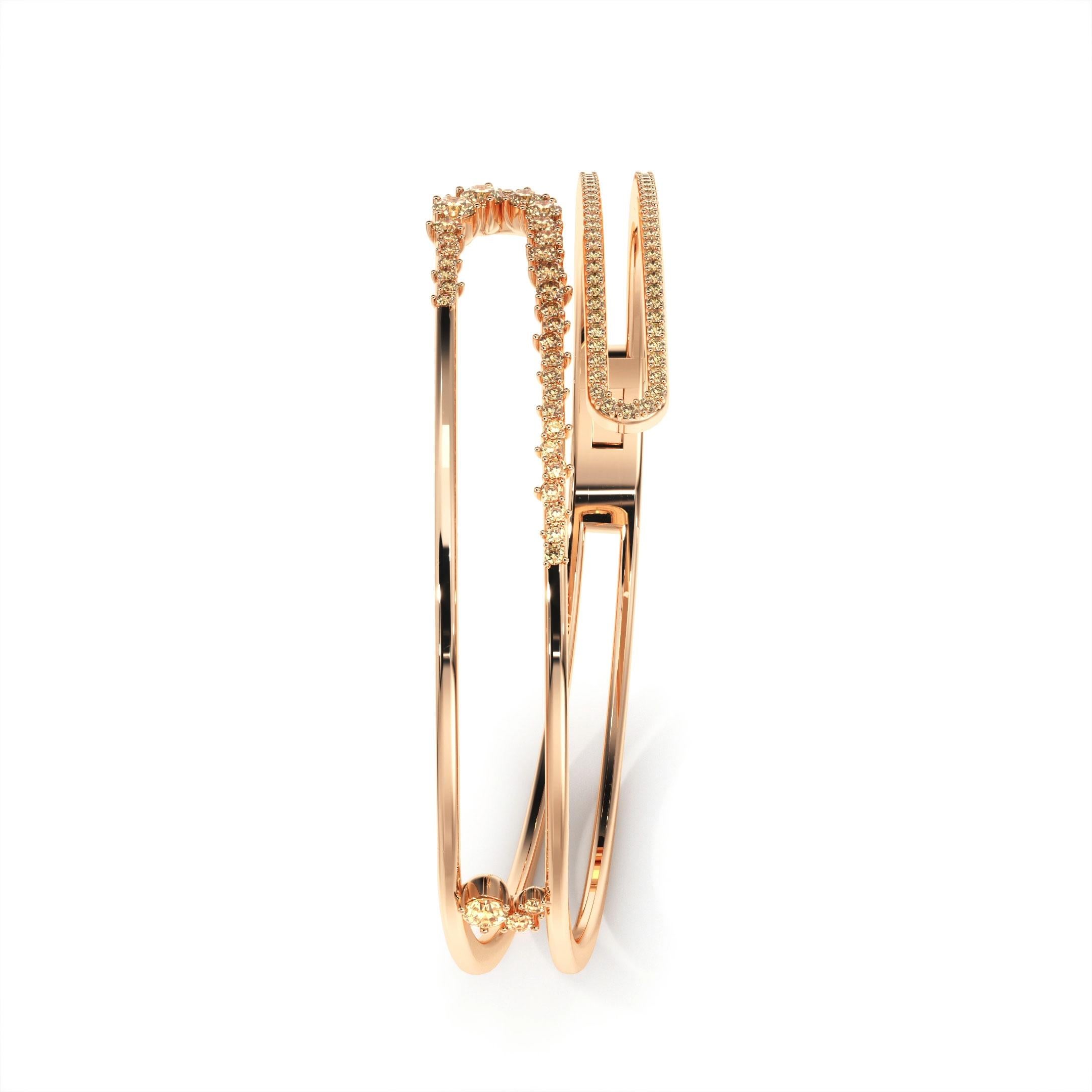Artista Bracciale Curve di SOONHEE (Taglia M : 18,5 cm) in vendita