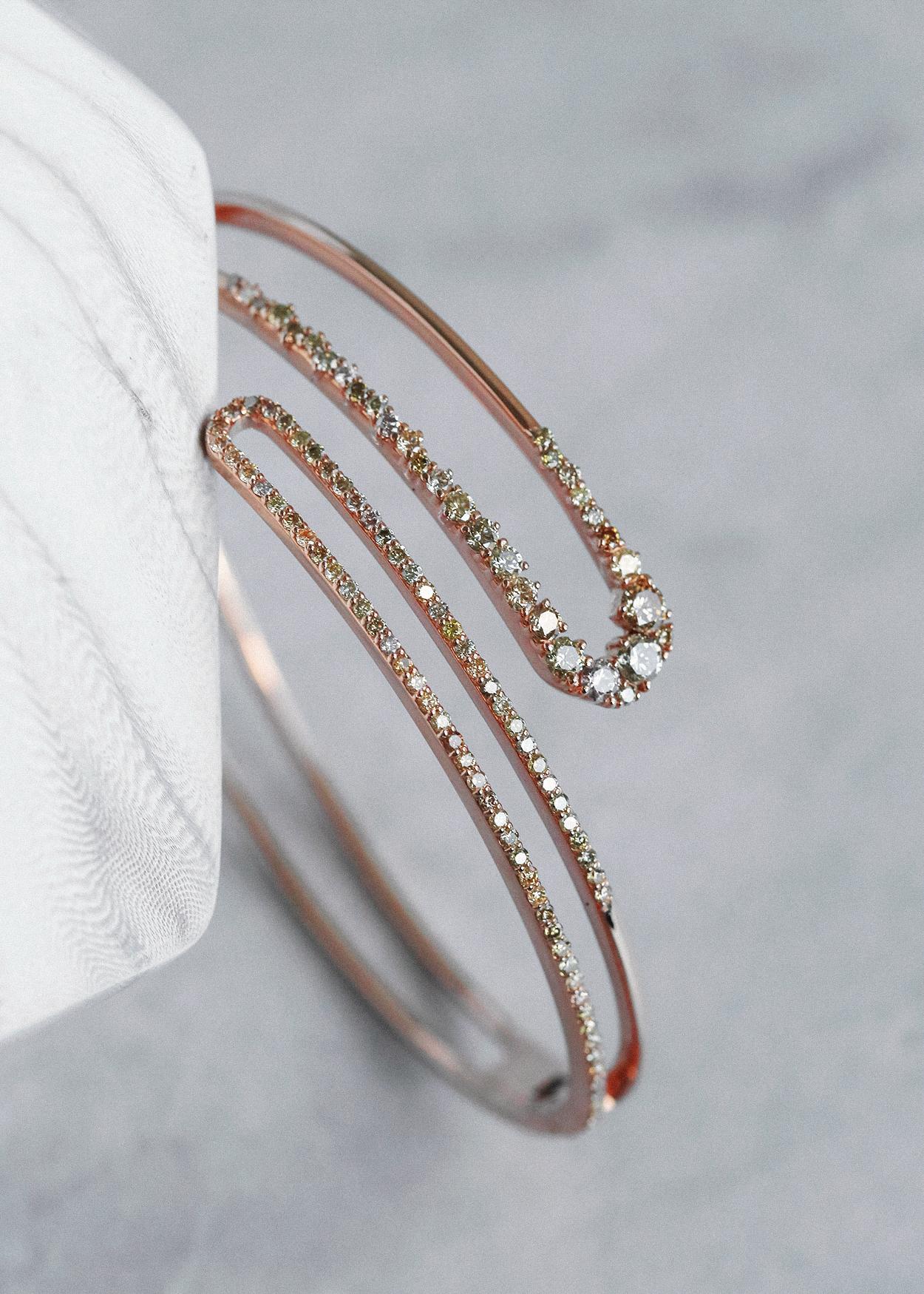 Bracciale Curve di SOONHEE (taglia S : 16,5 cm) in vendita 7