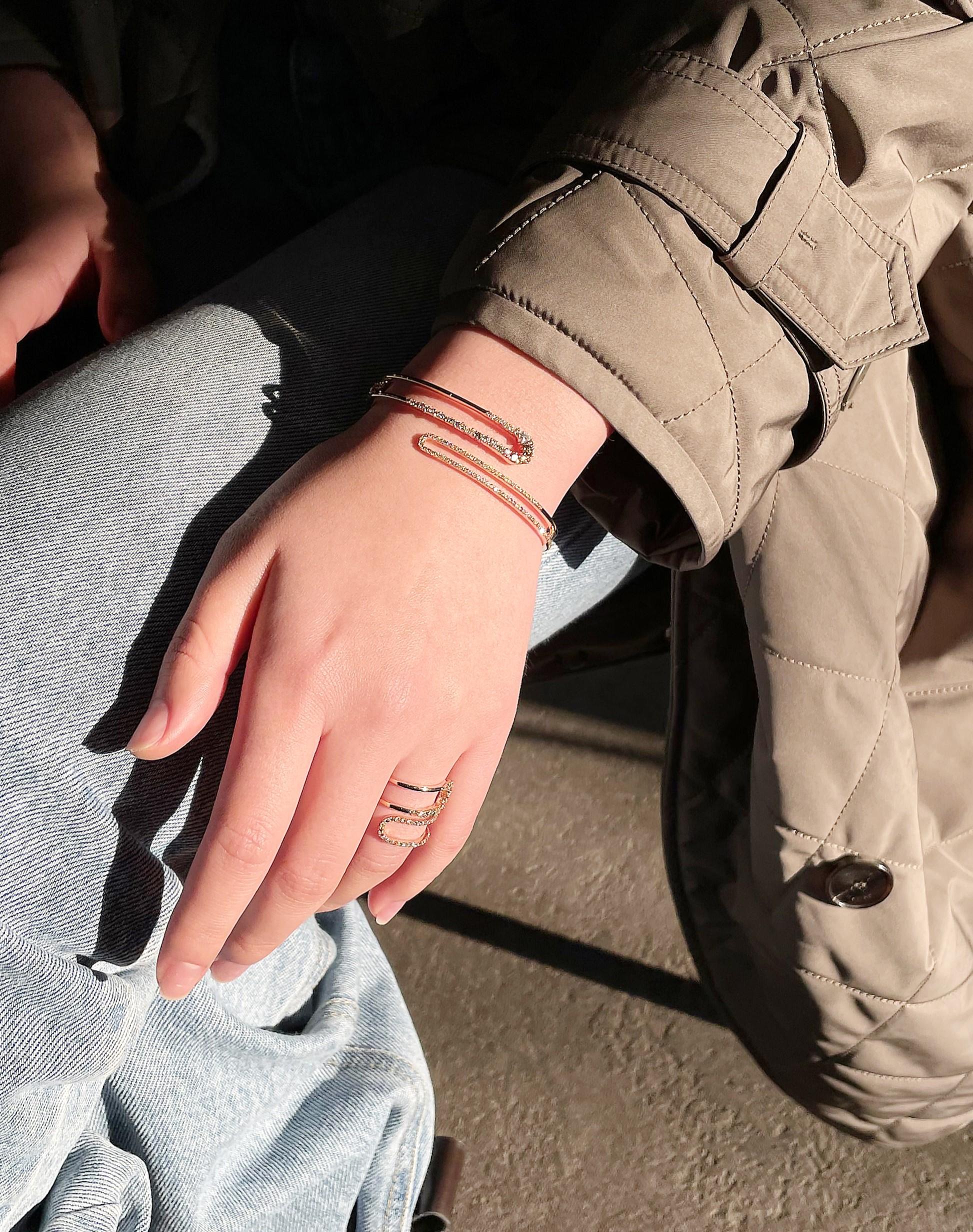 Bracciale Curve di SOONHEE (taglia S : 16,5 cm) in vendita 4