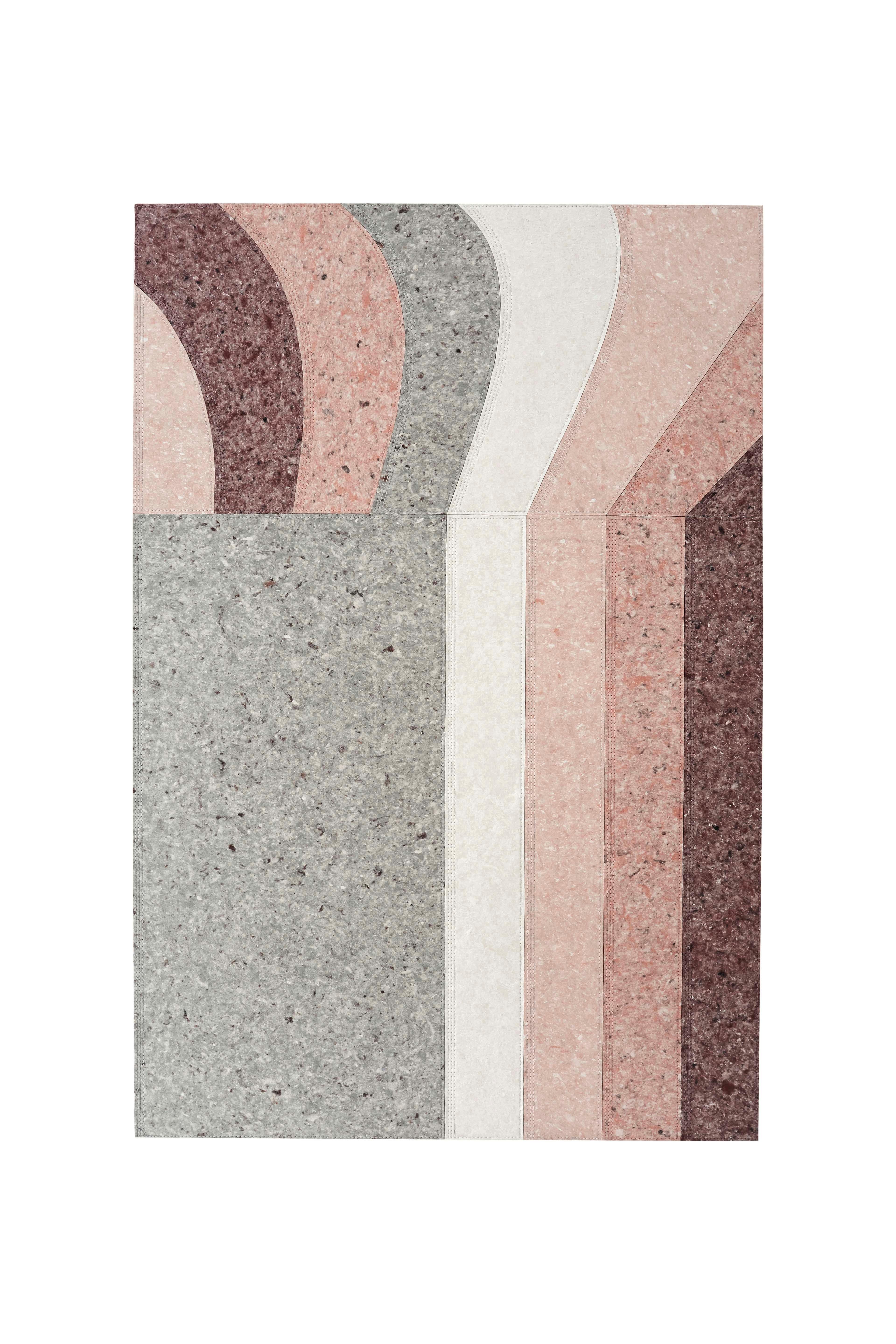 Curve Burgundy Nuances Rug by Gandia Blasco
Design by Patricia Urquiola
Dimensions: W 200 x H 300 cm. 
Materials: Fiber composition: Felt base (75% wool + 25% viscose), Viscose embroidery. 
Weight: 18 kg

Passion for life outdoors, a dream come true