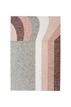 Curve Burgundy Nuances Rug by Gandia Blasco