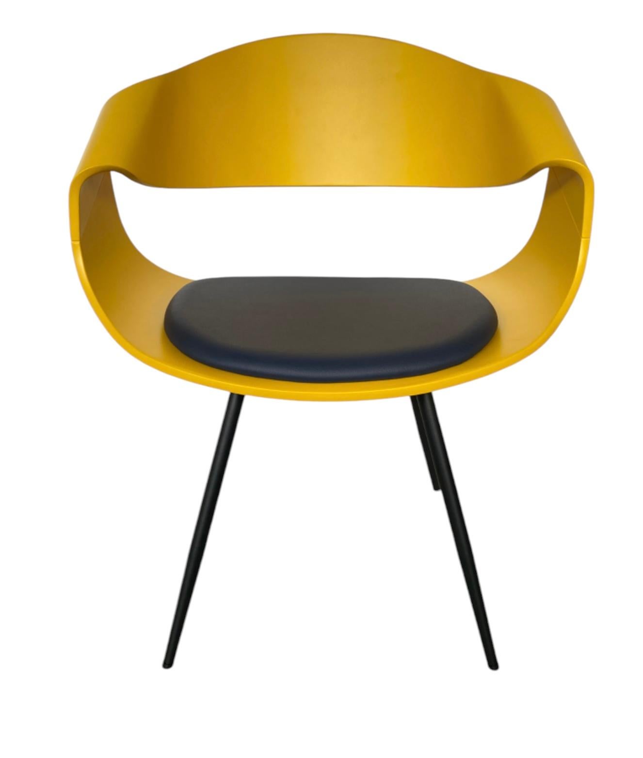 Silla de comedor Curve, madera de haya multicapa, roble o nogal Moderno en venta