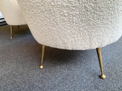 Curve Living Room Set Armchairs Sofa by Carlo Monti for CMG, Italy, 1950s