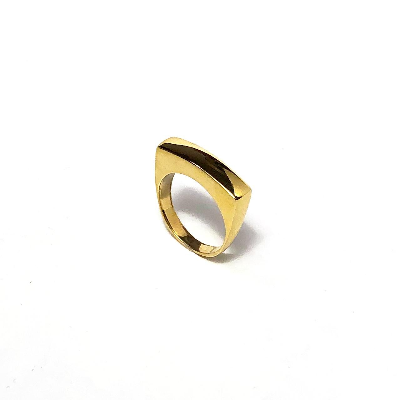 For Sale:  Curve Ring Set in Mixed Metals, Brenna Colvin, Building Blocks Collection 3