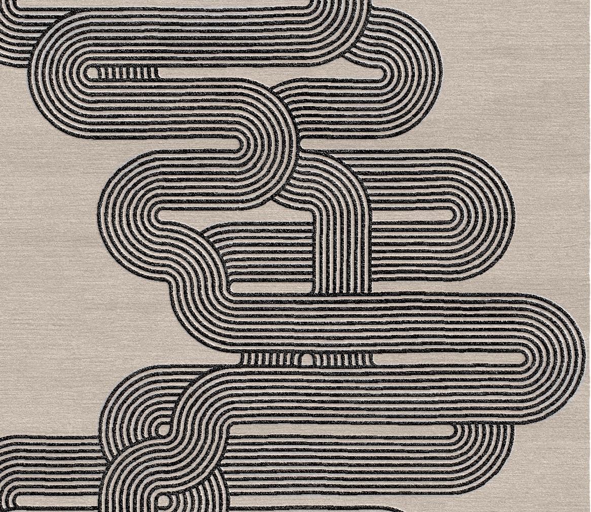Gebogener Teppich I von Giulio Brambilla (Postmoderne) im Angebot