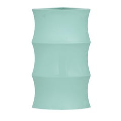Curve Turquoise Ceramic Vase #2 by Zaven