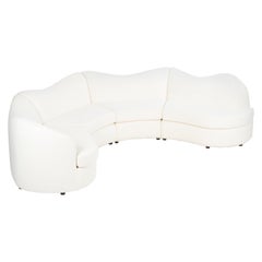 Curved 1980's Wave Sofa