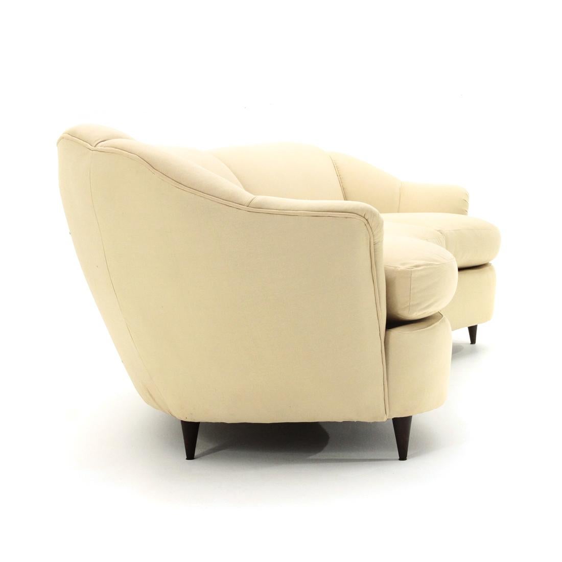 cream 2 seater sofa