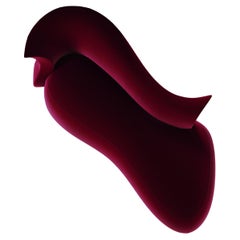 Modern Mid Century Organic Curved Amphora Couch Prolonged