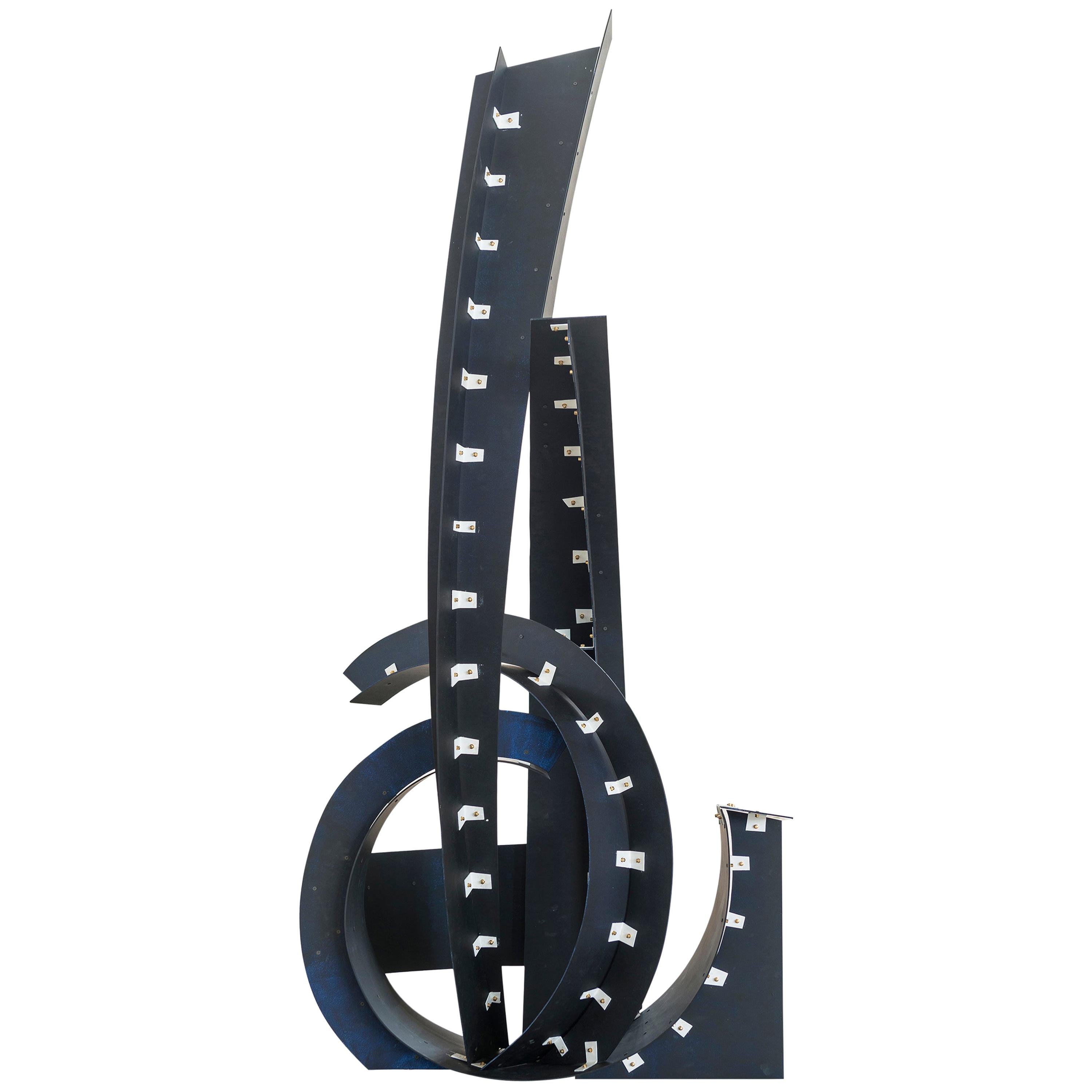 Curvo e nastrato Blu scuro
