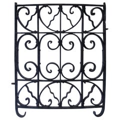 Curved Antique Victorian Iron Gate