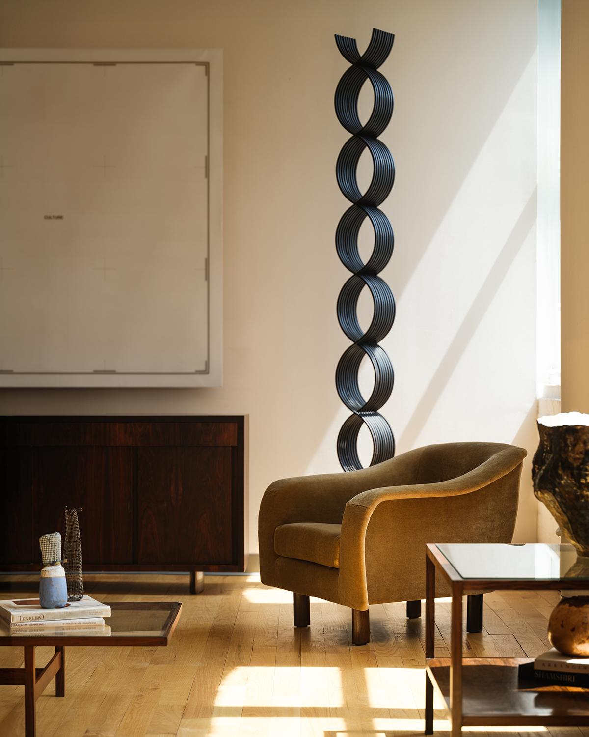 Poltrone curve di Joaquim Tenreiro, 1948 in vendita 4